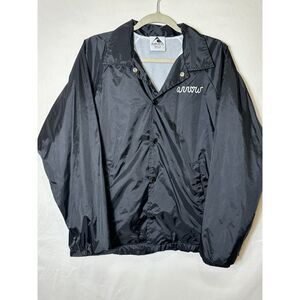 Arrow Skate Co. Men's "Broken Heart" Lightweight Black Jacket Front Snap Size M